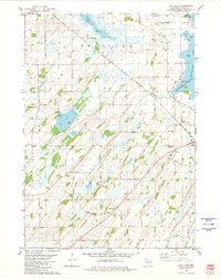 LOST LAKE, WI HISTORICAL MAP GEOPDF 7.5X