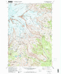 MOUNT RAINIER EAST, WA HISTORICAL MAP GE