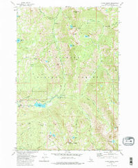 FITSUM SUMMIT, ID HISTORICAL MAP GEOPDF