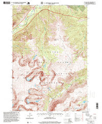 SYLVAN PEAK, MT HISTORICAL MAP GEOPDF 7.