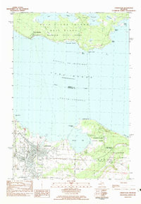 CHEBOYGAN, MI HISTORICAL MAP GEOPDF 7.5X