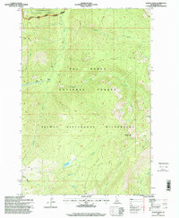 WAHOO PEAK, ID HISTORICAL MAP GEOPDF 7.5