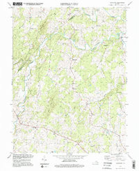 CASTLETON, VA HISTORICAL MAP GEOPDF 7.5X