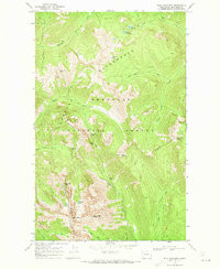 BILLY GOAT MOUNTAIN, WA HISTORICAL MAP G