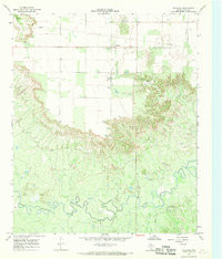 GILLILAND, TX HISTORICAL MAP GEOPDF 7.5X