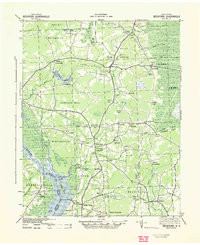 BECKFORD, NC HISTORICAL MAP GEOPDF 15X15