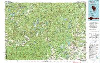 WABENO, WI HISTORICAL MAP GEOPDF 30X60 G