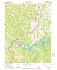 SUTTON, WV HISTORICAL MAP GEOPDF 7.5X7.5