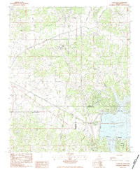 COURTLAND, MS HISTORICAL MAP GEOPDF 7.5X