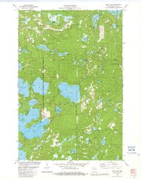 STAR LAKE, WI HISTORICAL MAP GEOPDF 7.5X