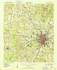 TYLER, TX HISTORICAL MAP GEOPDF 15X15 GR