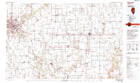 DECATUR, IL HISTORICAL MAP GEOPDF 30X60