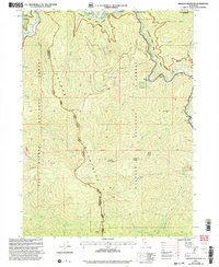 ORLEANS MOUNTAIN, CA HISTORICAL MAP GEOP