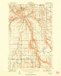 ROCKLAND, MI HISTORICAL MAP GEOPDF 15X15