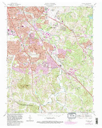ANTIOCH, TN HISTORICAL MAP GEOPDF 7.5X7.
