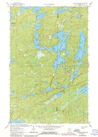 FOURTOWN LAKE, MN HISTORICAL MAP GEOPDF