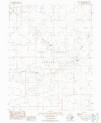CROWS NEST SPRING, UT HISTORICAL MAP GEO