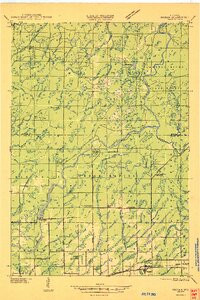 INGRAM, WI HISTORICAL MAP GEOPDF 15X15 G