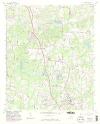 HAMPTON, GA HISTORICAL MAP GEOPDF 7.5X7.