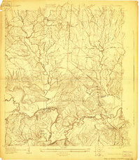 ROCKLAND, TX HISTORICAL MAP GEOPDF 7.5X7
