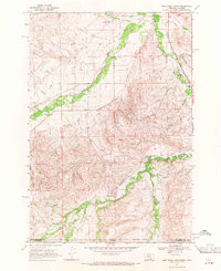 PASS CREEK WEST, MT-WY HISTORICAL MAP GE
