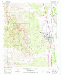SOCORRO, NM HISTORICAL MAP GEOPDF 7.5X7.