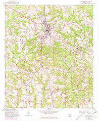 BRUNDIDGE, AL HISTORICAL MAP GEOPDF 7.5X