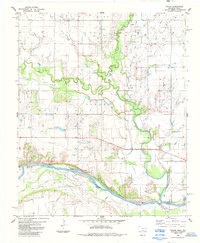 TAYLOR, OK-TX HISTORICAL MAP GEOPDF 7.5X