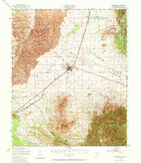 CARRIZOZO, NM HISTORICAL MAP GEOPDF 15X1