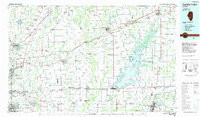 CARLYLE LAKE, IL HISTORICAL MAP GEOPDF 3