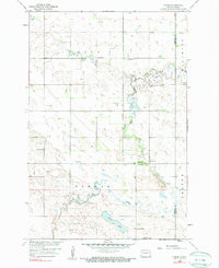 HAMLIN, ND HISTORICAL MAP GEOPDF 7.5X7.5