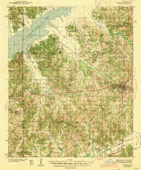 OXFORD, MS HISTORICAL MAP GEOPDF 15X15 G