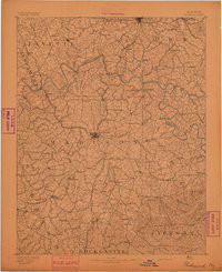 RICHMOND, KY HISTORICAL MAP GEOPDF 30X30