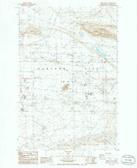 GABLE BUTTE, WA HISTORICAL MAP GEOPDF 7.