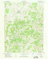ALBANY, OH HISTORICAL MAP GEOPDF 7.5X7.5