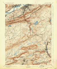 WILKES BARRE, PA HISTORICAL MAP GEOPDF 1