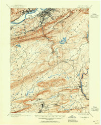 WILKES BARRE, PA HISTORICAL MAP GEOPDF 1