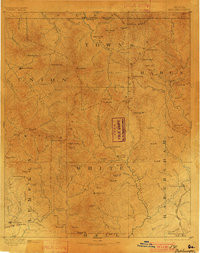 DAHLONEGA, GA-NC HISTORICAL MAP GEOPDF 3