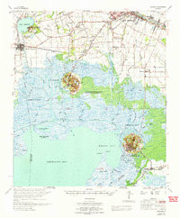 DEROUEN, LA HISTORICAL MAP GEOPDF 15X15