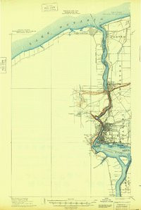 NIAGARA FALLS, NY HISTORICAL MAP GEOPDF