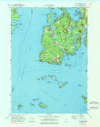 CAPE ROSIER, ME HISTORICAL MAP GEOPDF 7.