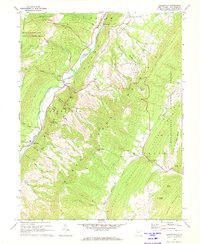 CIRCLEVILLE, WV HISTORICAL MAP GEOPDF 7.
