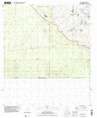 STRAUSS, NM-TX HISTORICAL MAP GEOPDF 7.5