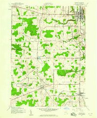 WARSAW, NY HISTORICAL MAP GEOPDF 7.5X7.5
