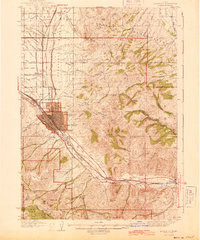 POCATELLO, ID HISTORICAL MAP GEOPDF 15X1