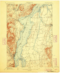PORT HENRY, VT-NY HISTORICAL MAP GEOPDF