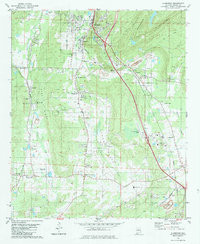 ALABASTER, AL HISTORICAL MAP GEOPDF 7.5X