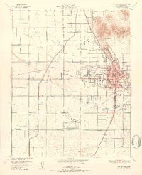 PORTERVILLE, CA HISTORICAL MAP GEOPDF 7.
