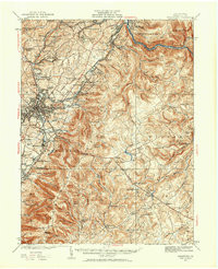 UNIONTOWN, PA HISTORICAL MAP GEOPDF 15X1