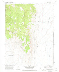 GEORGES CANYON RIM, NV HISTORICAL MAP GE